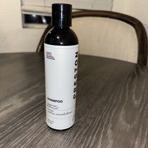 Preston  Natural Grooming Shampoo Leather 8oz  Indian Sandalwood Made In USA New